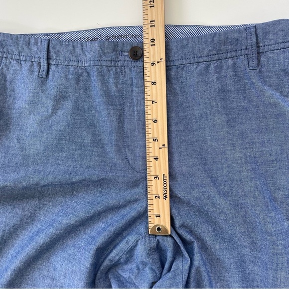 Talbots Women's Blue Chambray Girlfriend Chino Ankle Length Size 16W Petite - Picture 7 of 8